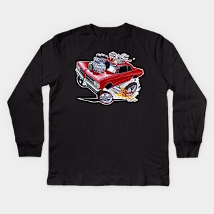 GOATINATOR 1964 Red GTO Kids Long Sleeve T-Shirt